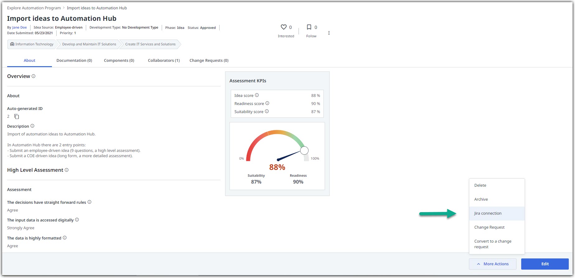Using the Jira Integration