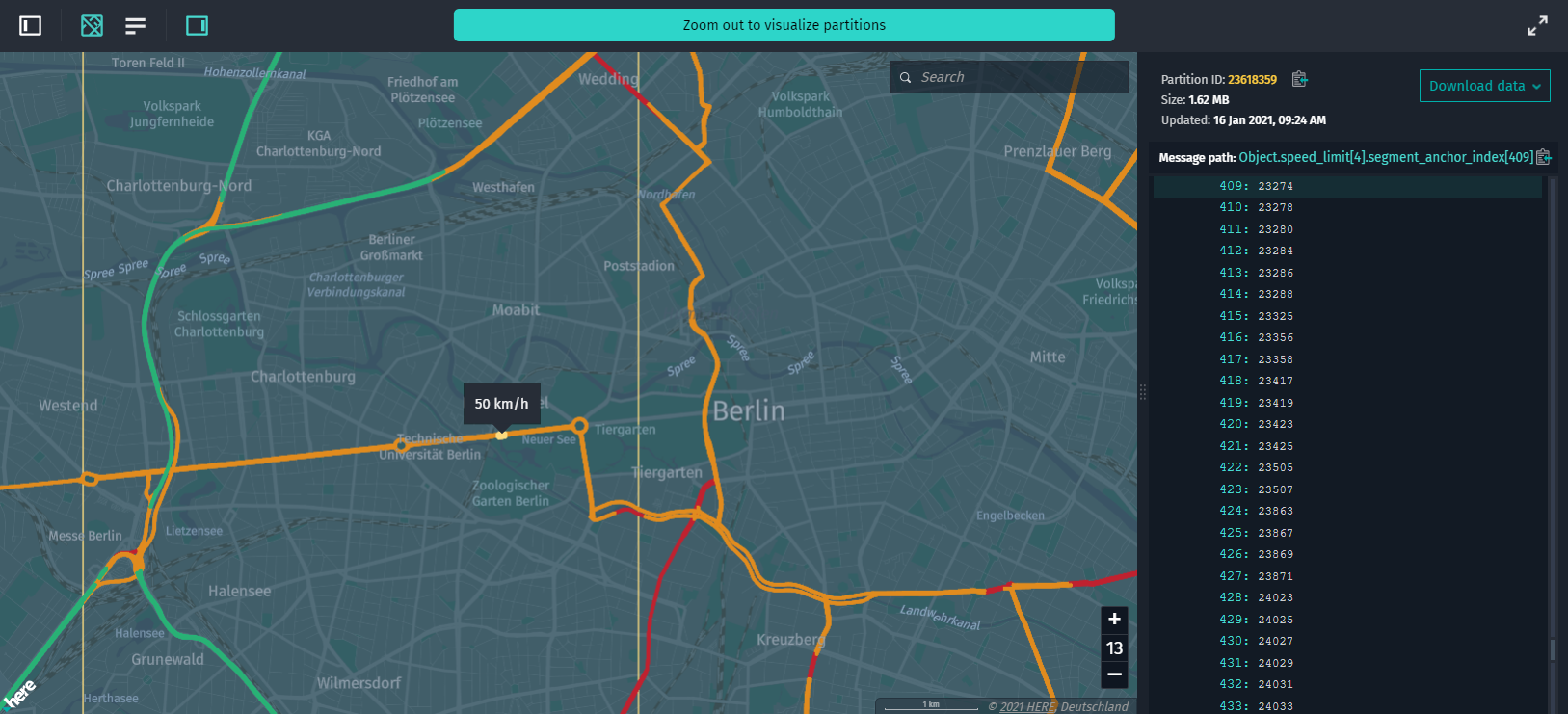 Speed Limit Attribute Plugin Example