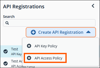 API Access Policy
