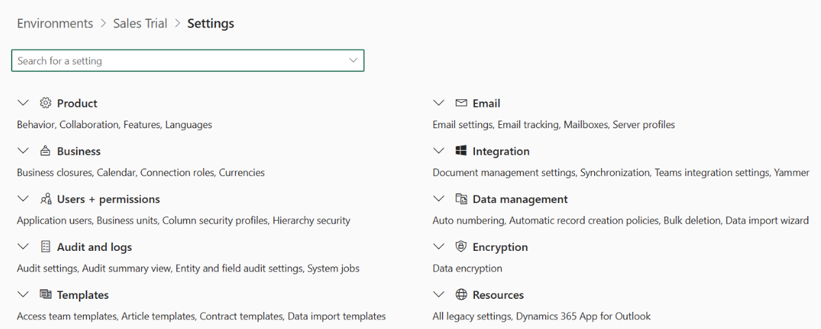 Settings Screen