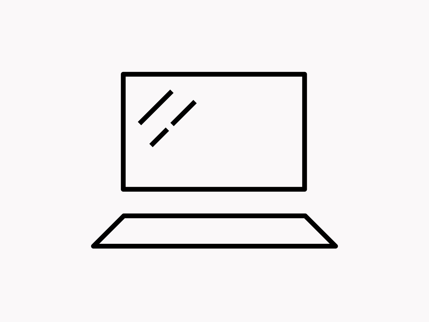 an illustration of a laptop