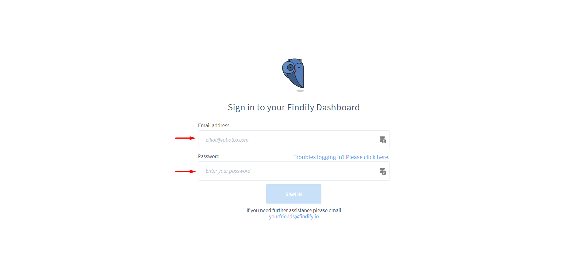 Login using your Shopify account email and the password that you have created through the link.
