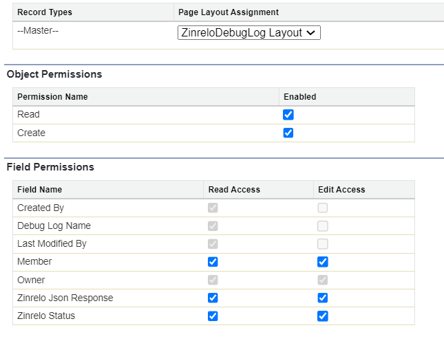 zinrelodebug logs