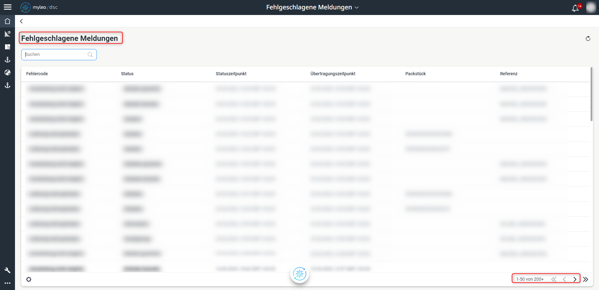 Maximale Anzahl der angezeigten Meldungen