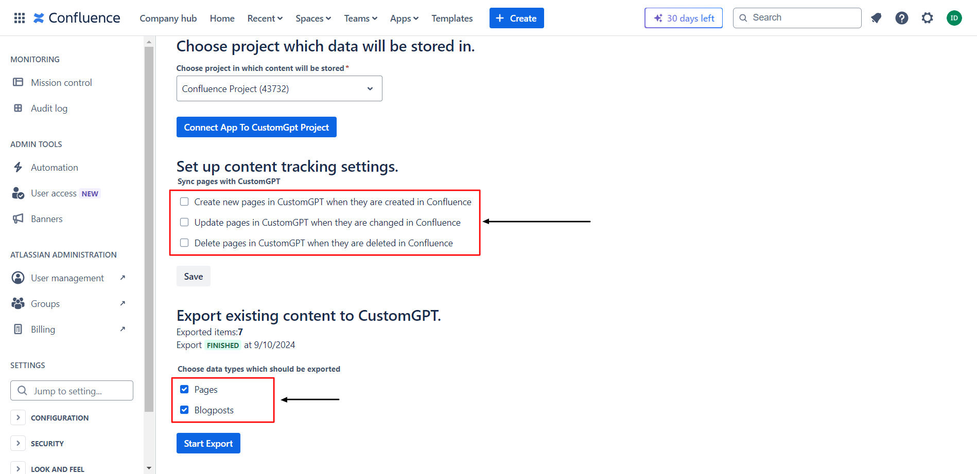 Configure CustomGPT.ai Auto-Sync