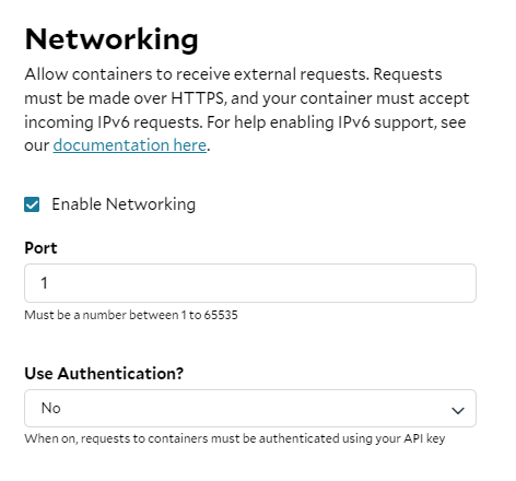 Authentication is now optional (but recommended) for Networking
