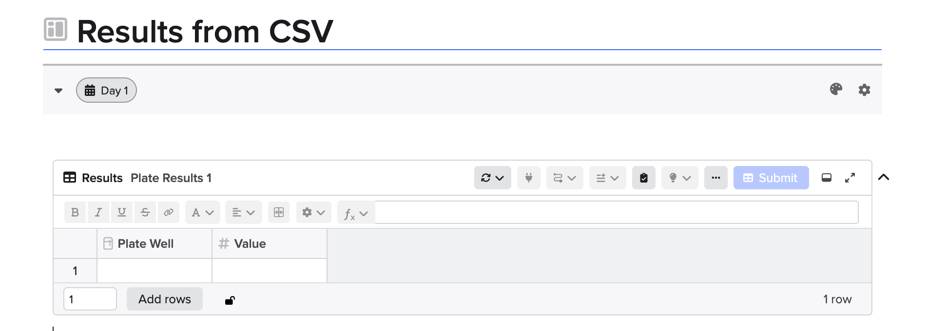 An Entry Template