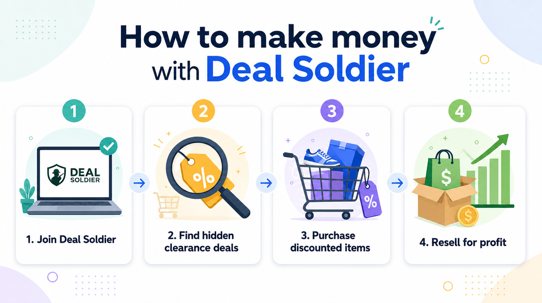 How to make money with Deal Soldier — infographic
