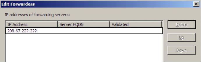 Configure DNS Forwarder for Umbrella