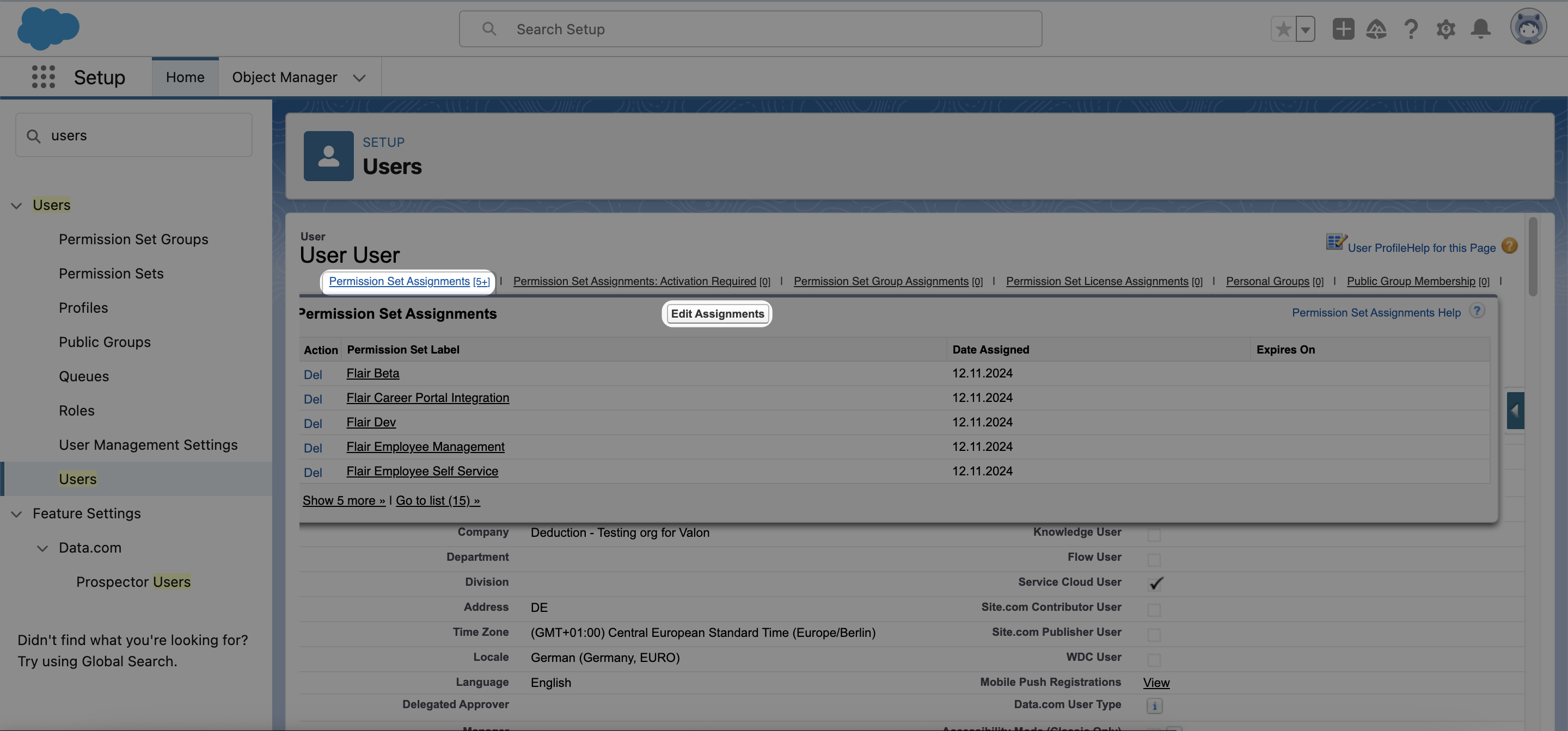 Assign the permission set to your payroll integration user