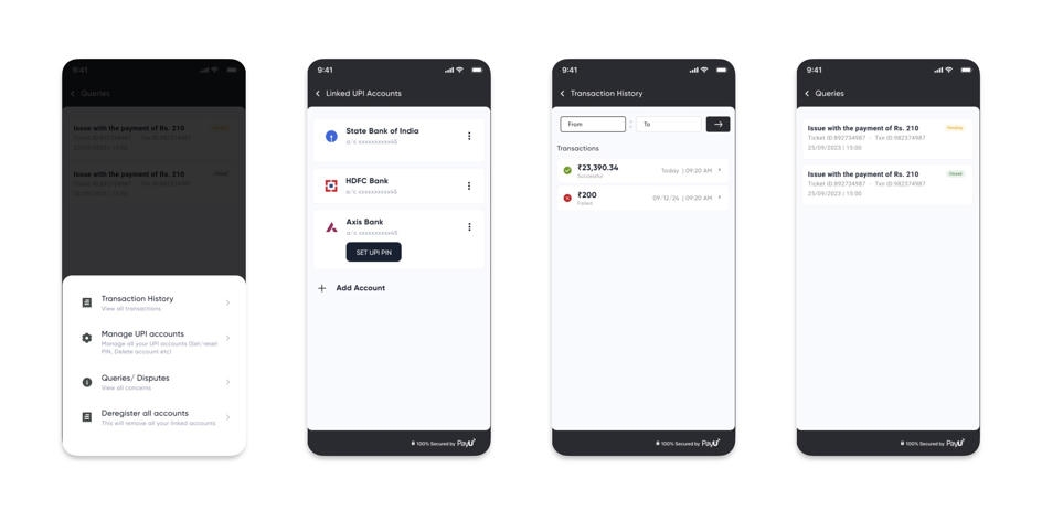 Flutter UPI Bolt UI SDK Integration Registration and Profile Management Flow