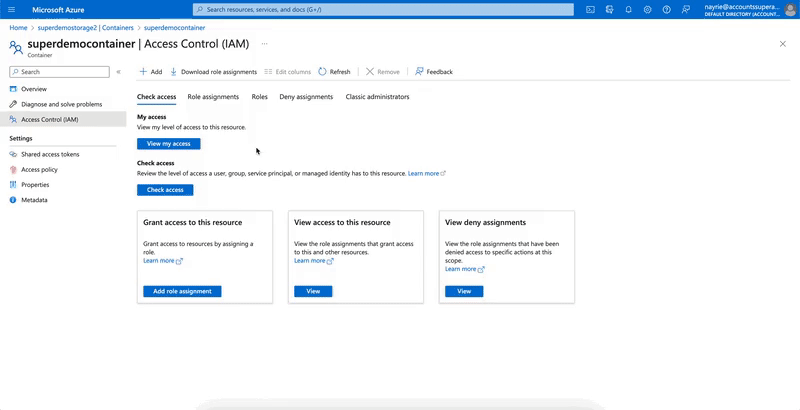 azure annotation location access