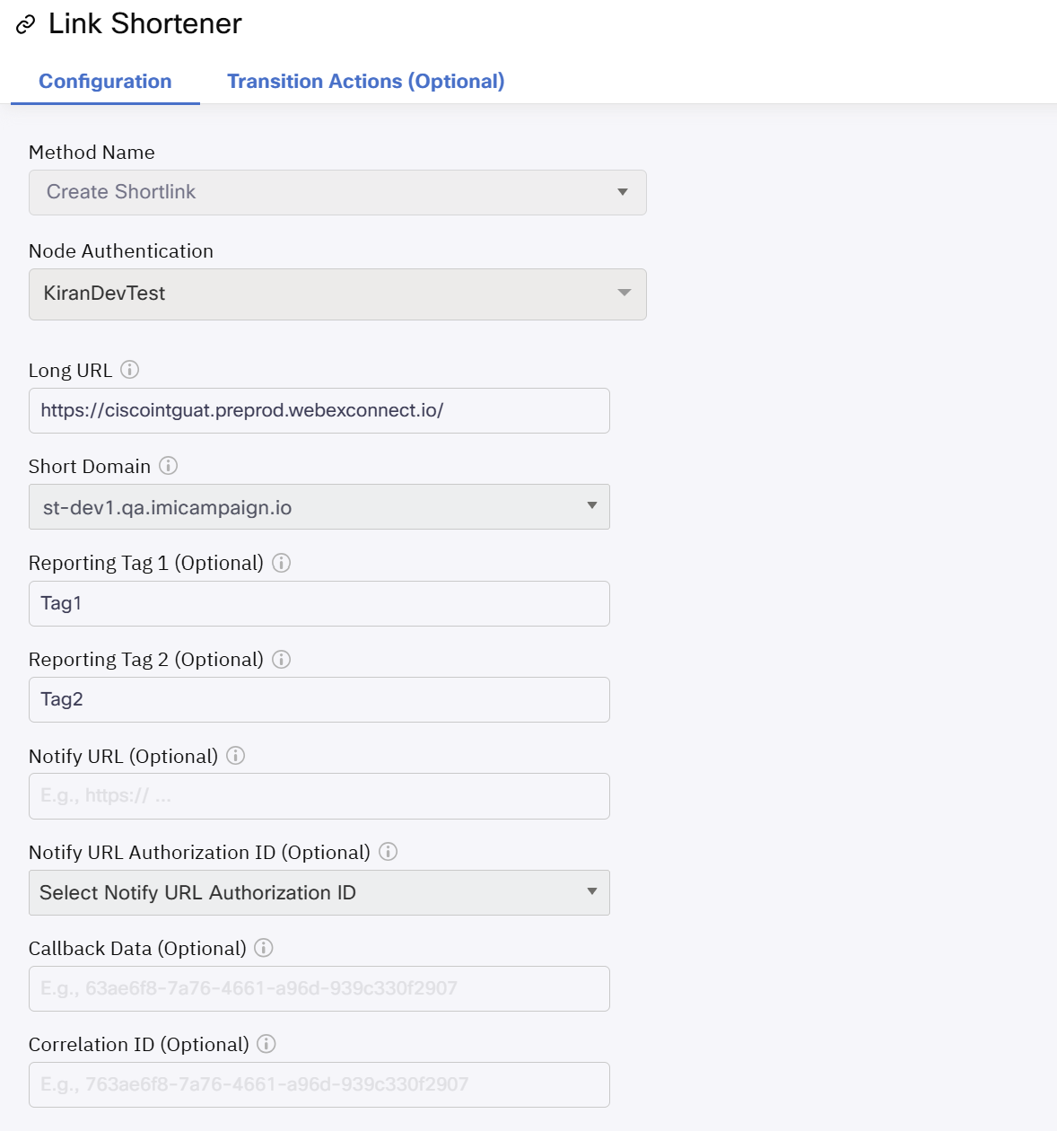 Screenshot for Link Shortener