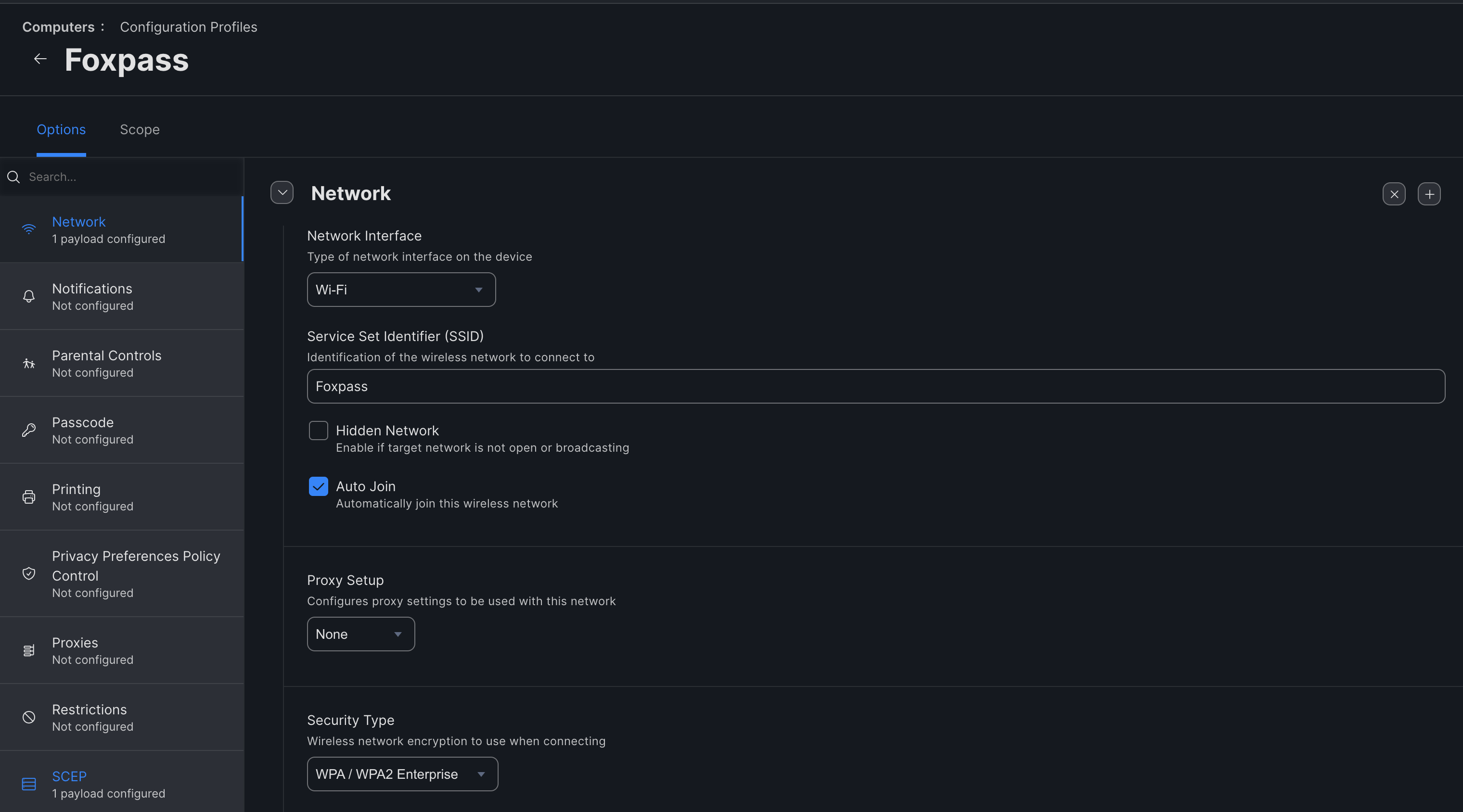 Configure Network