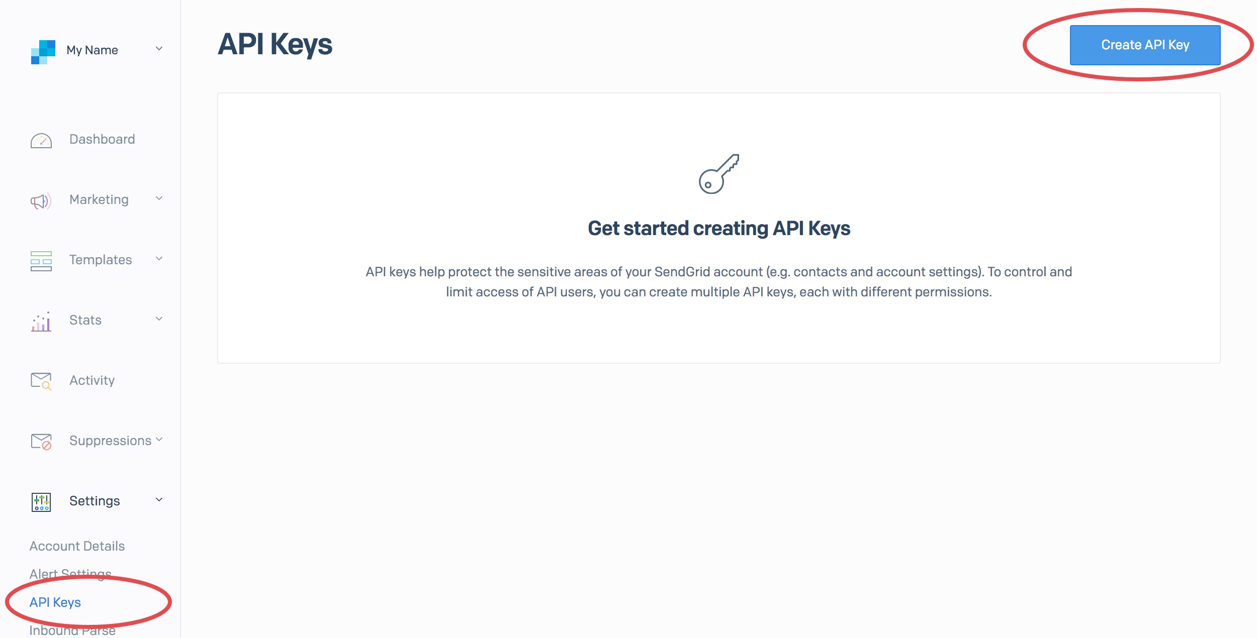 SendGrid API Keys Generation: SendGrid Salesforce