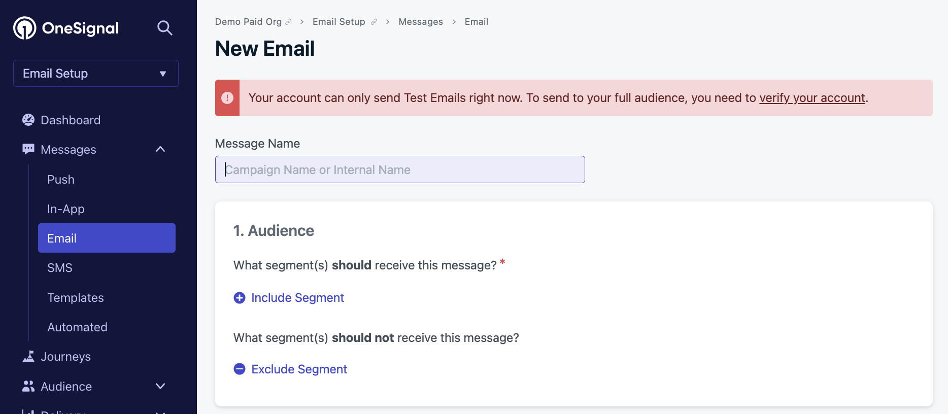 You can send test emails while you wait!