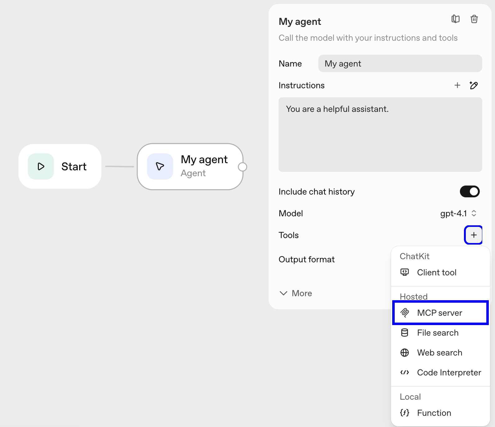 Configure Agent Node