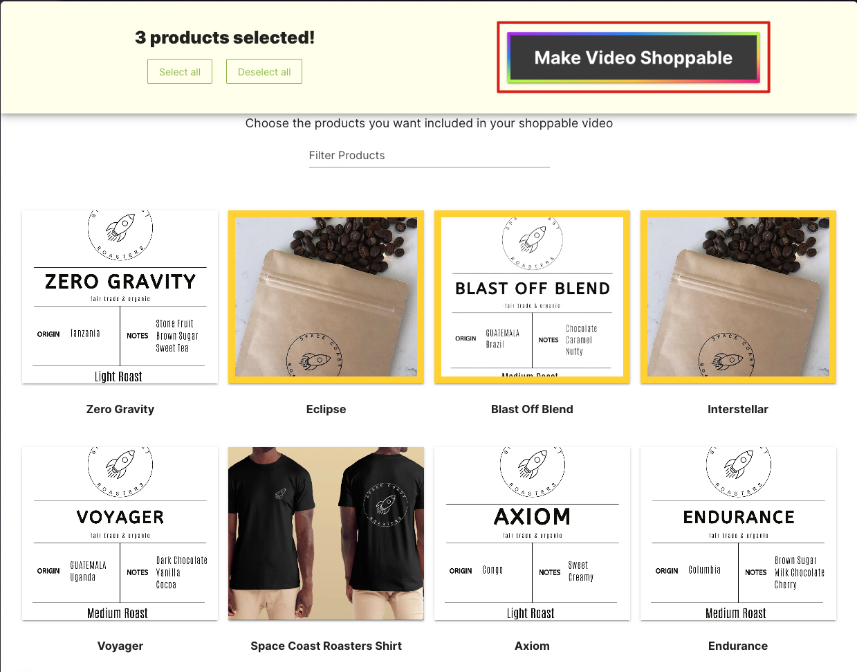 Make Video Shoppable