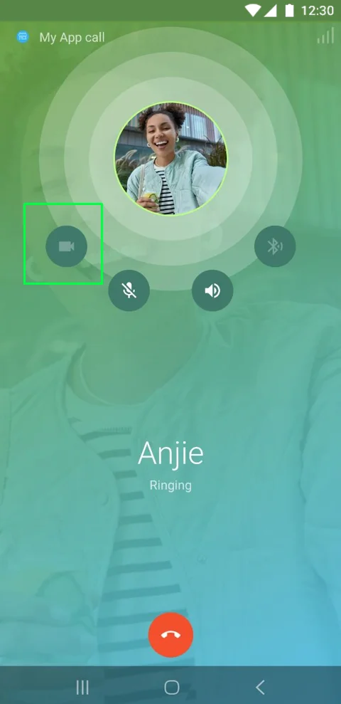 audio to video call
