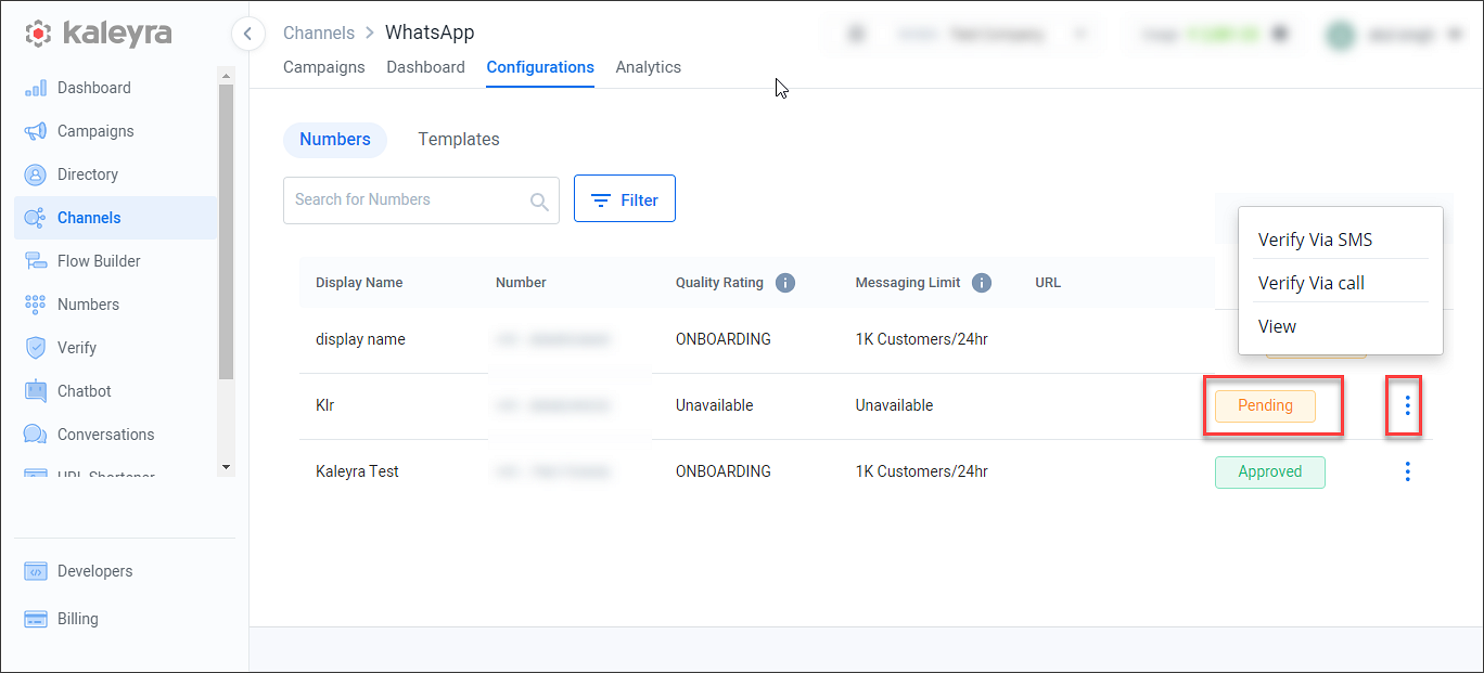 Automated WhatsApp Number Registration