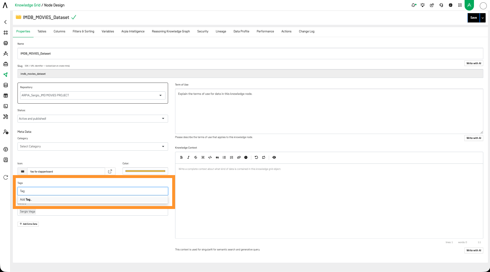 Adding Tags