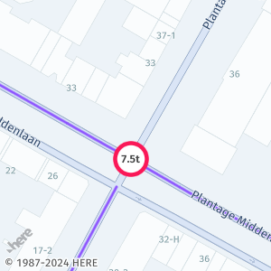 Vehicle restrictions with suppressed POIs