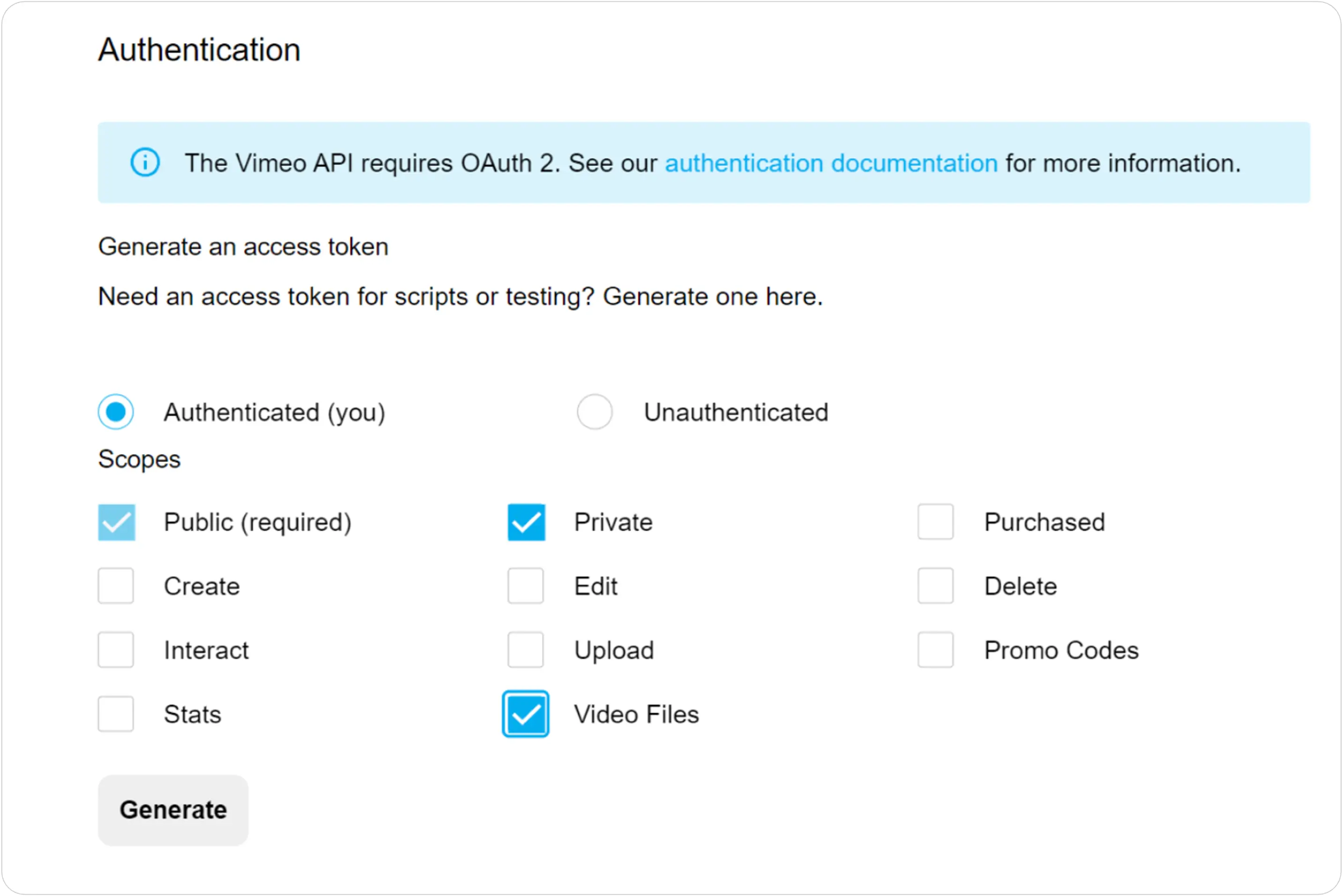 Authentication