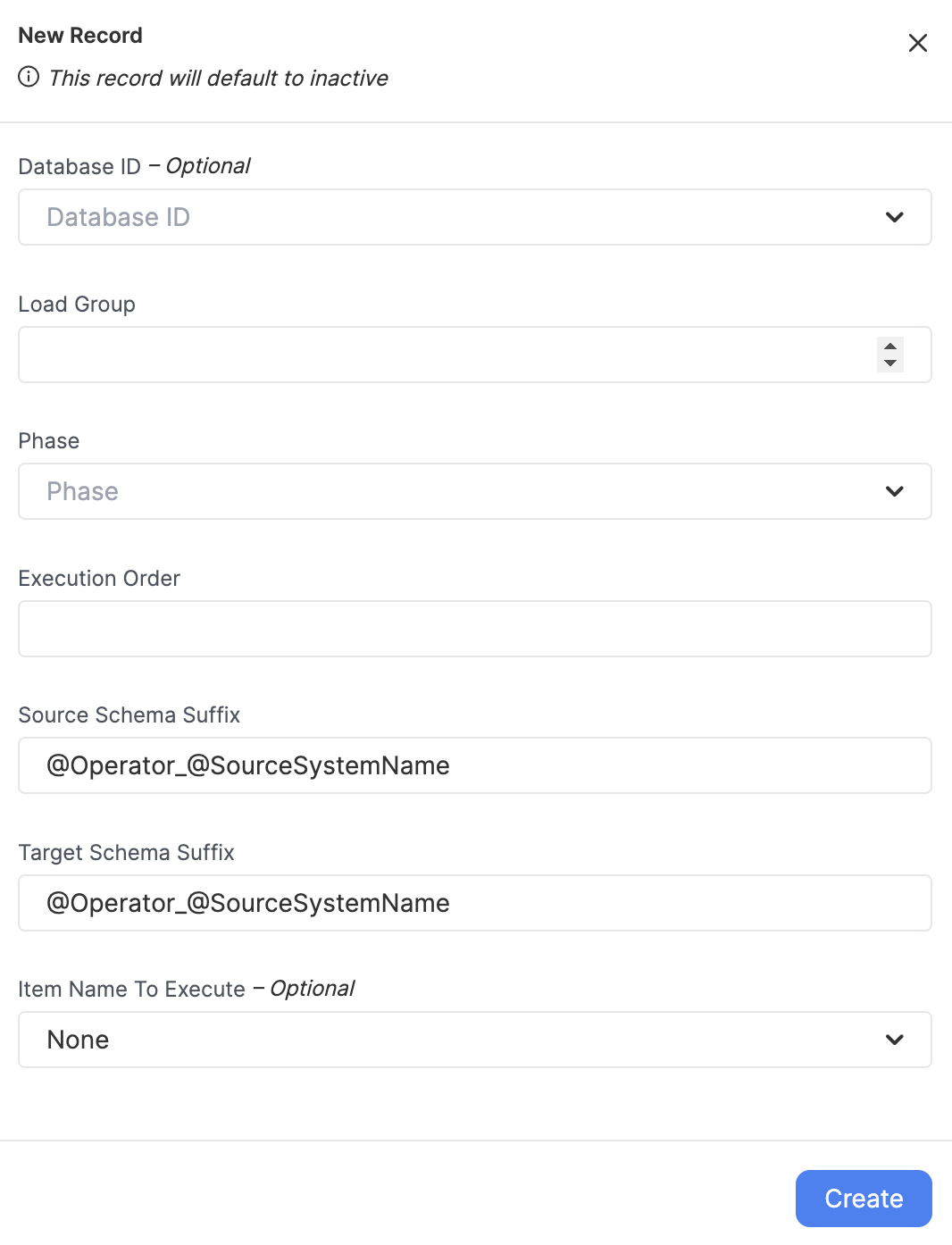 Creating a new Step Command record in the Database to Step Command tab.