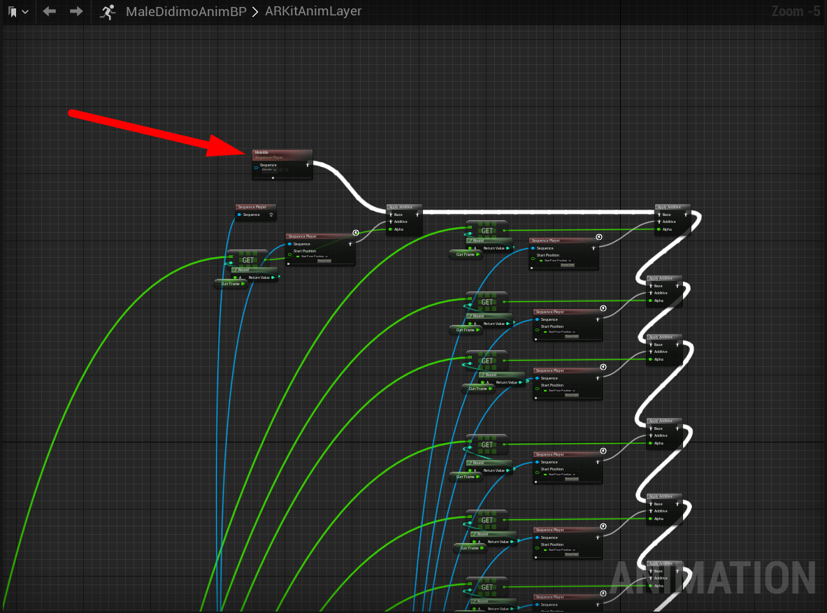 Body Idle Animation node