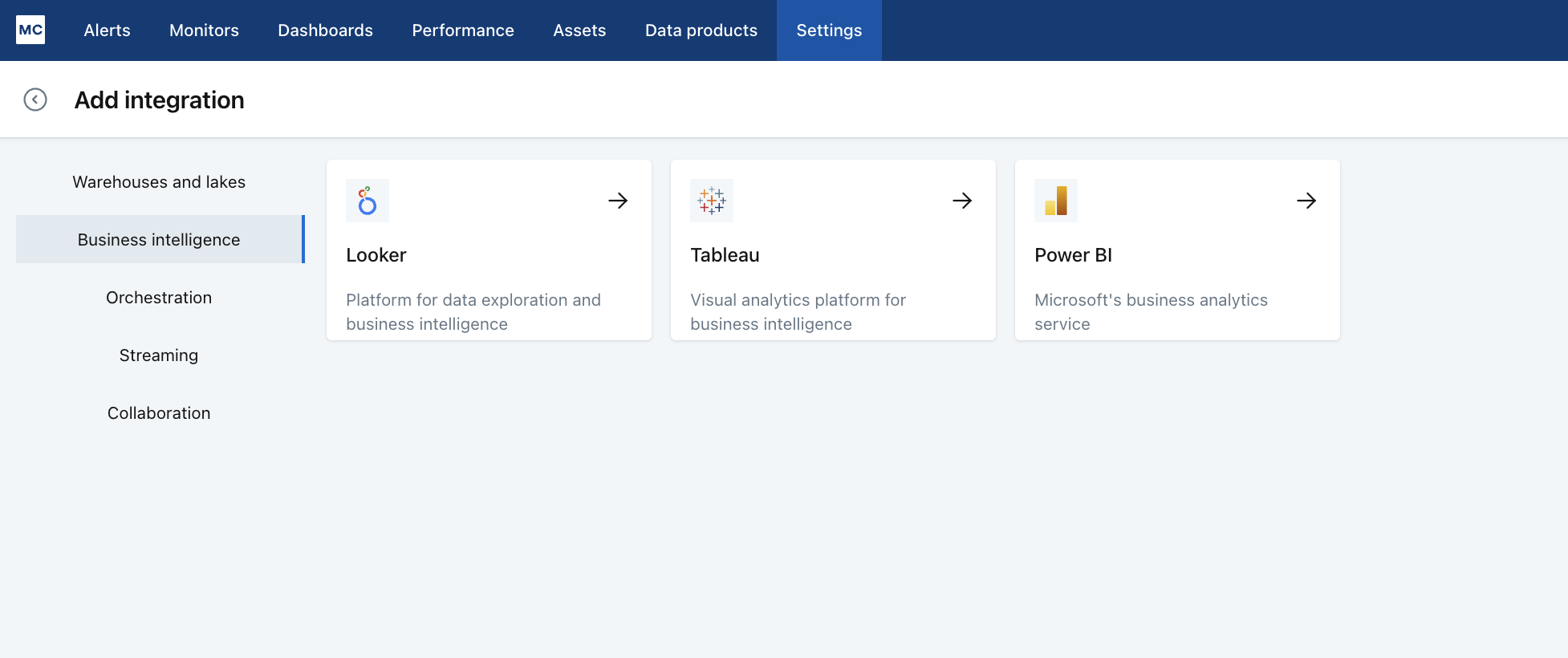 BI Integrations