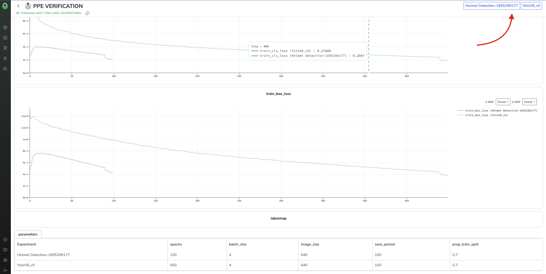 Remove `Experiment` form the Comparison view