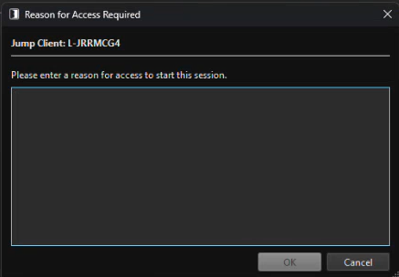 An image of the Justification dialog.