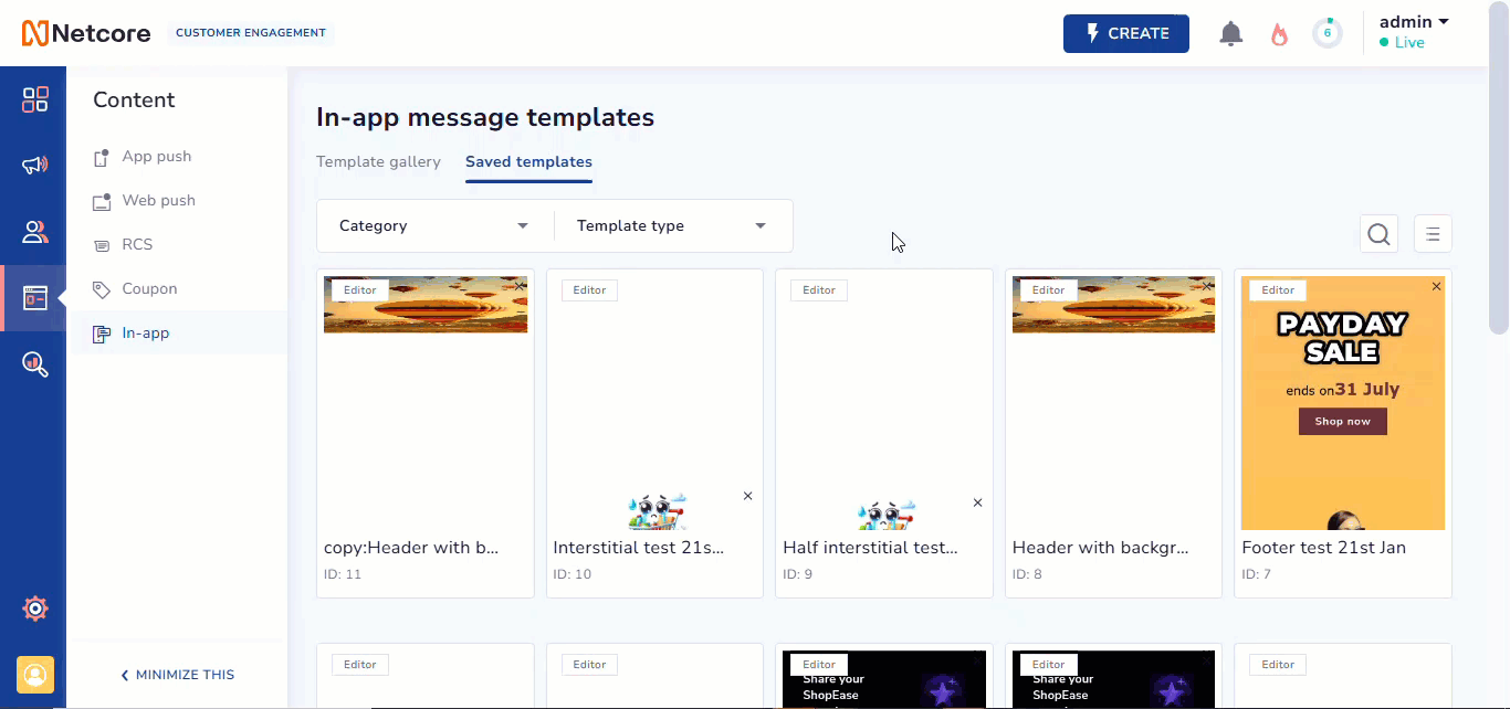 Edit Multiple Campaigns by Updating Templates