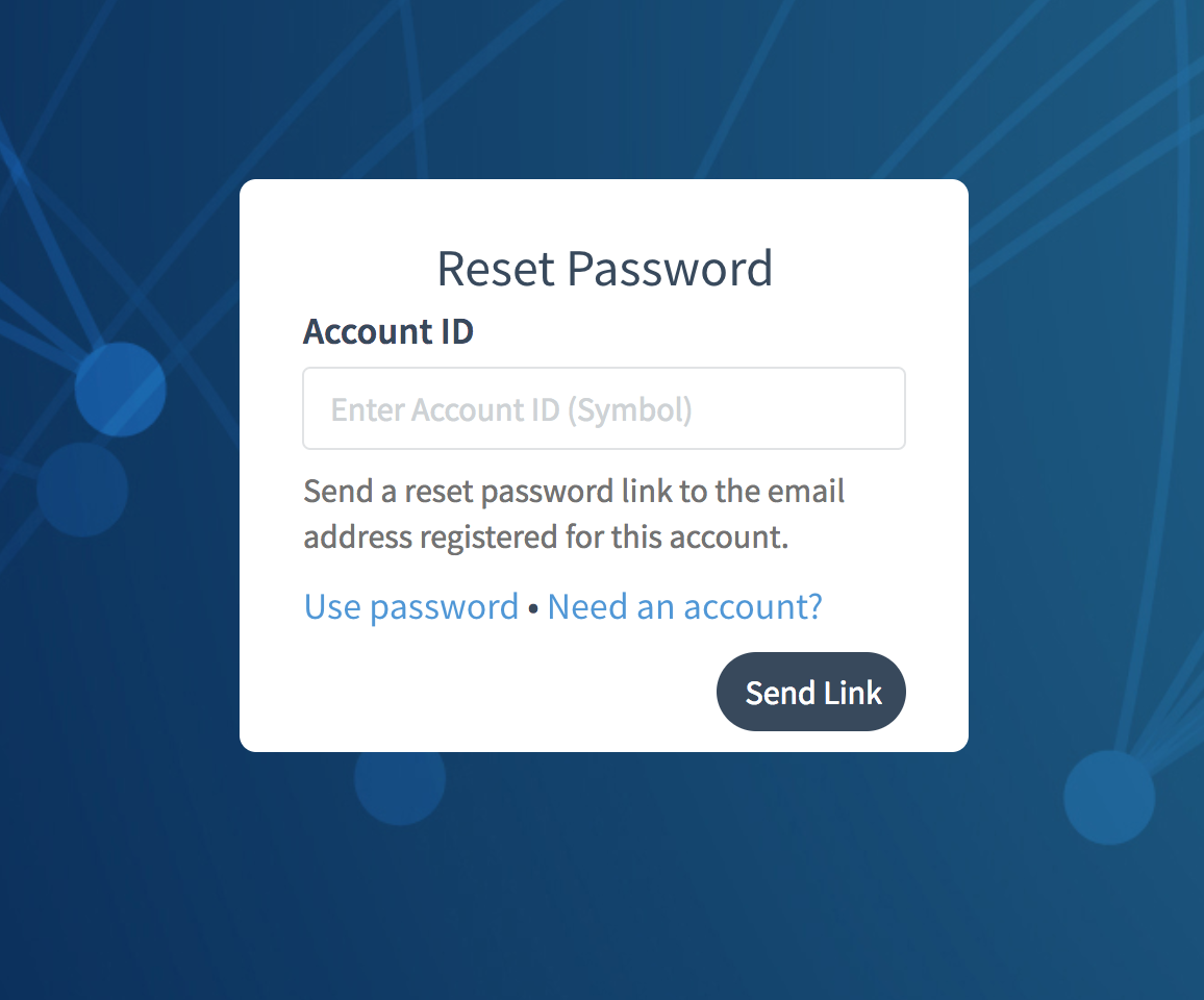 DOI Fabrica : Reset Password