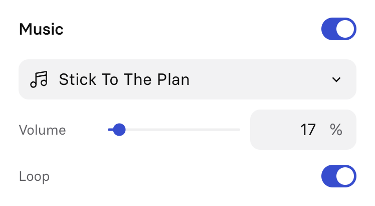 Music controls