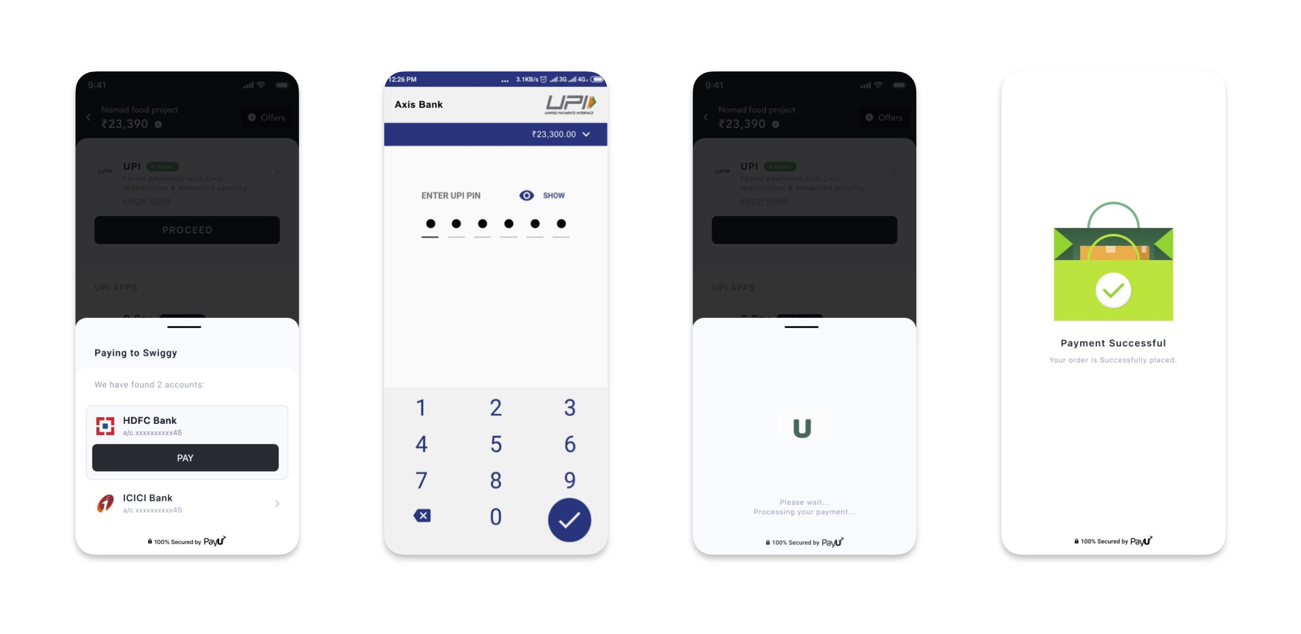 UPI Bolt React Native Custome Journey for Pay