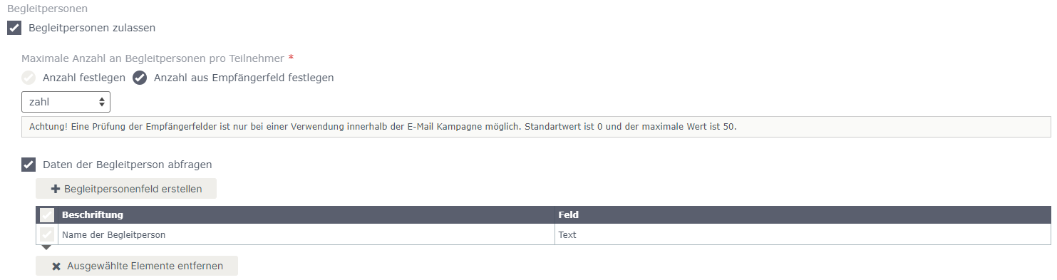 Begleitpersonen Begleitpersonen