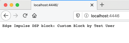 Running your first custom block locally