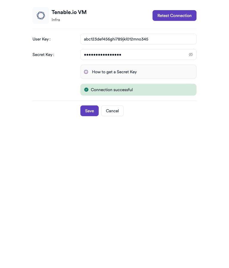Tenable.io VM settings