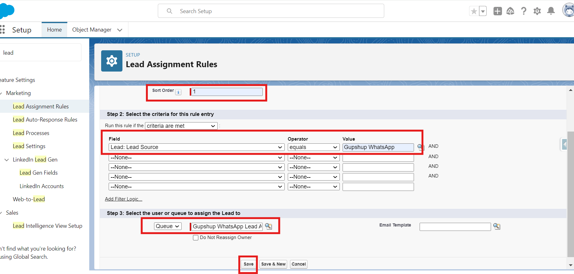 Define Rule Entry Criteria