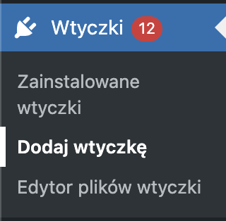 Przejdź do zakładki "Dodaj Wtyczkę"