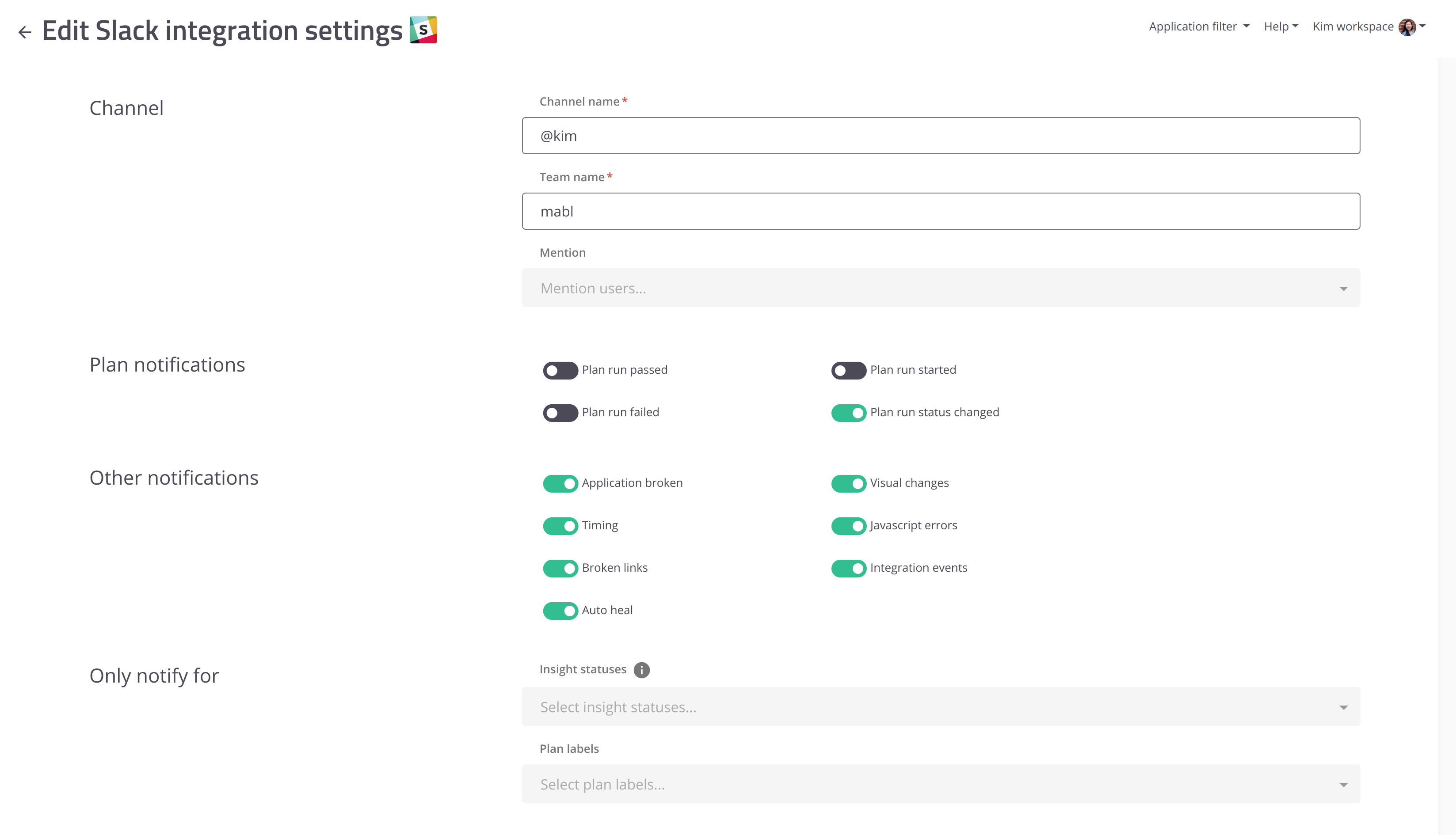 slack planning