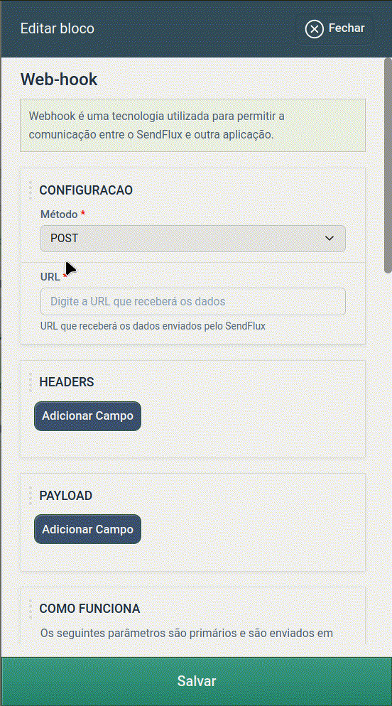 gif exemplificando o processo.
