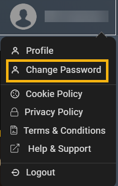 Changing password