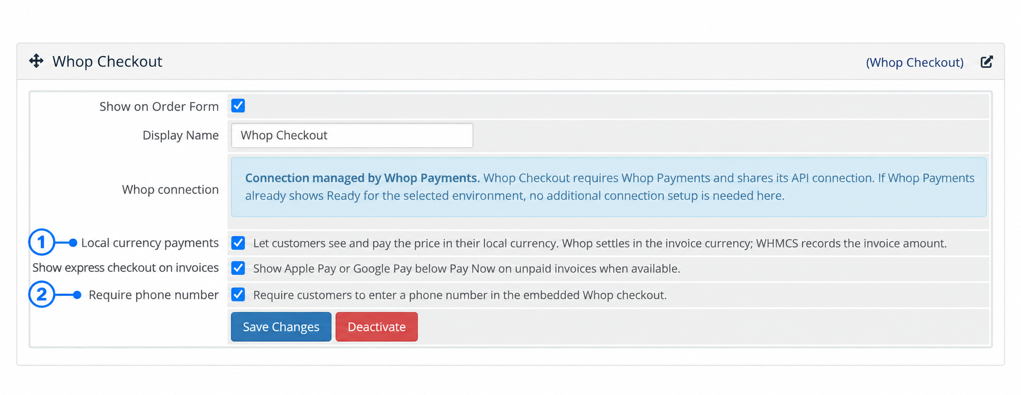 Enable local currency payments