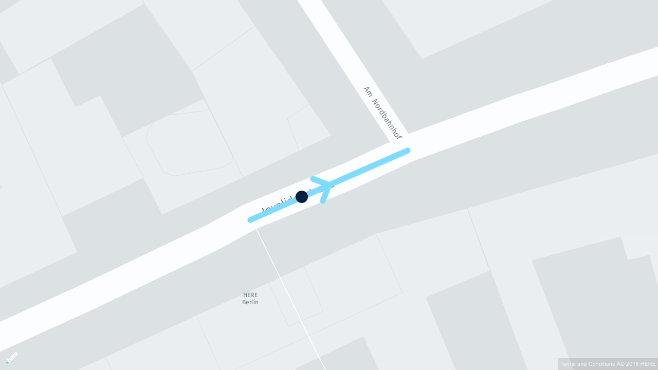 Visualization of a Point Along a Line Location Reference