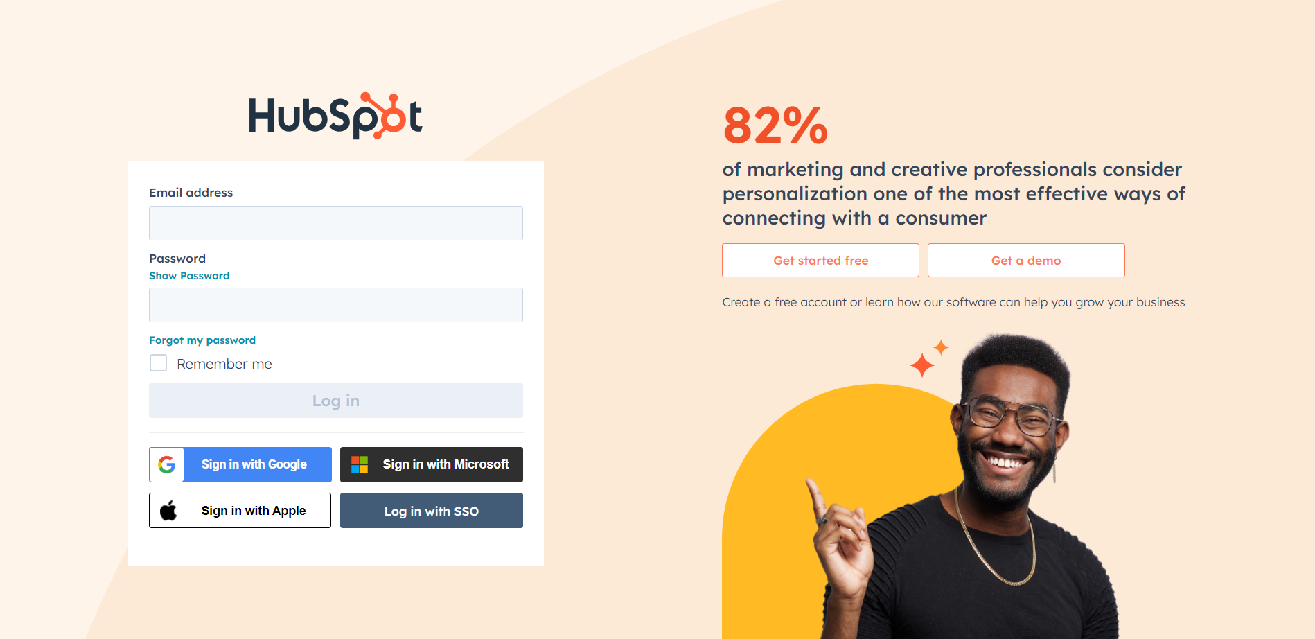 HubSpot Login and Sign in