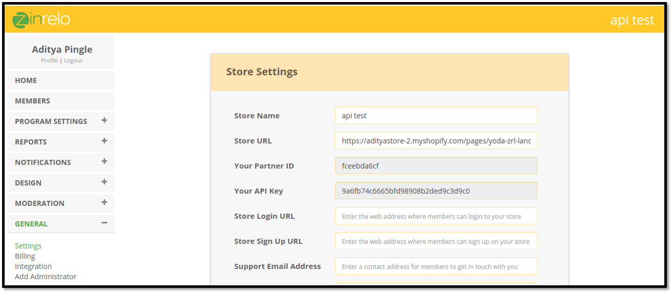 Setting up Returns Tracking