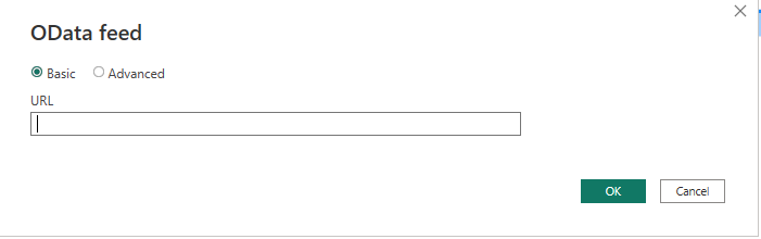 Connection string should be added to start with odata queries.