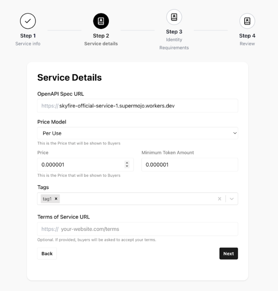 Quick and simple sign up